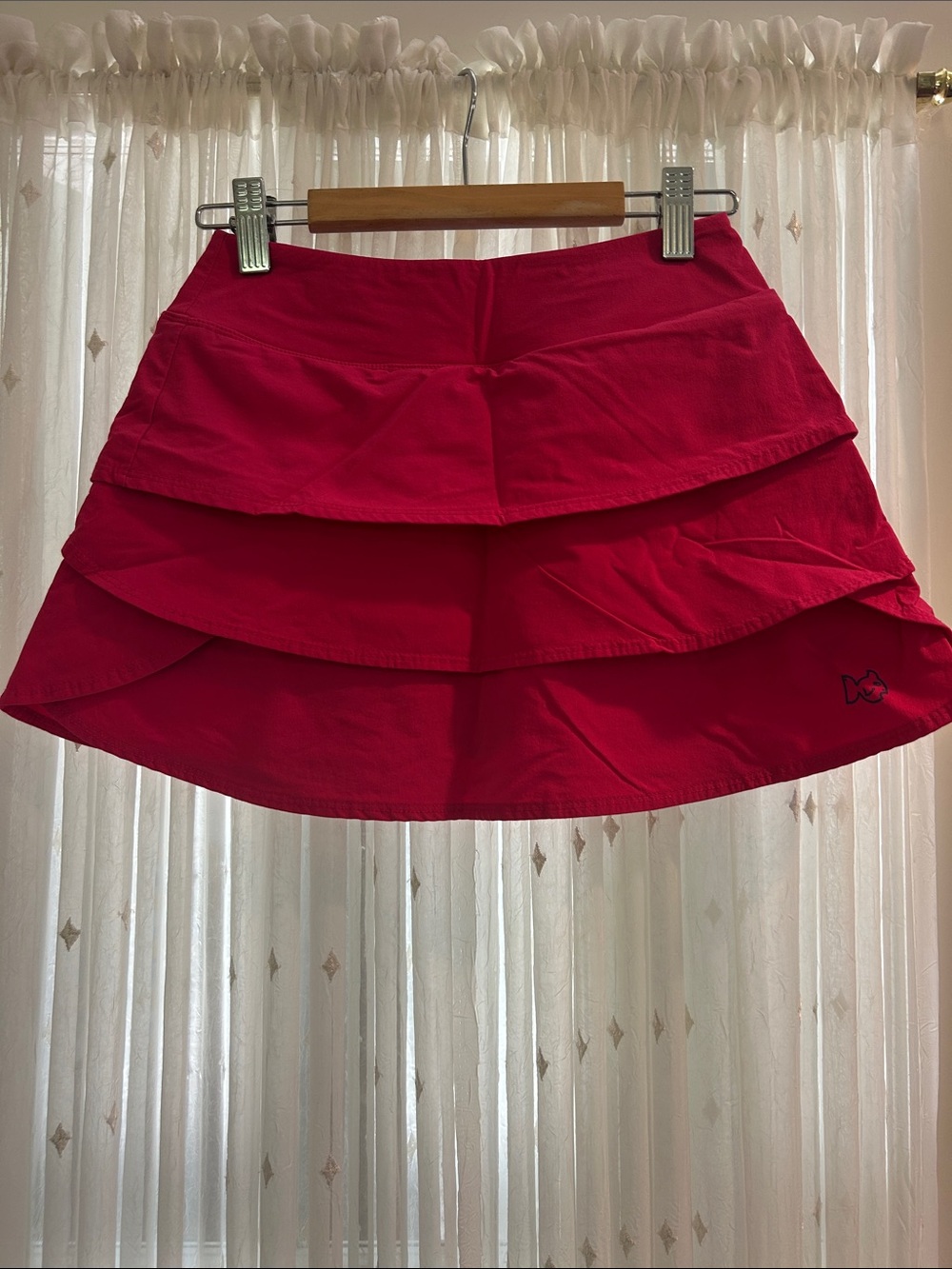 Prodoh Girls' Hot Pink Tiered Skort